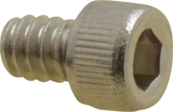 Value Collection - #6-32 UNC Hex Socket Drive, Socket Cap Screw - Grade 18-8 & Austenitic A2 Stainless Steel, Fully Threaded, 3/16" Length Under Head - Americas Industrial Supply