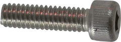Value Collection - #6-40 UNF Hex Socket Drive, Socket Cap Screw - Grade 18-8 & Austenitic A2 Stainless Steel, Fully Threaded, 1/2" Length Under Head - Americas Industrial Supply