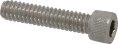 Value Collection - 1/4-20 UNC Hex Socket Drive, Socket Cap Screw - Grade 18-8 & Austenitic A2 Stainless Steel, Fully Threaded, 1-1/8" Length Under Head - Americas Industrial Supply