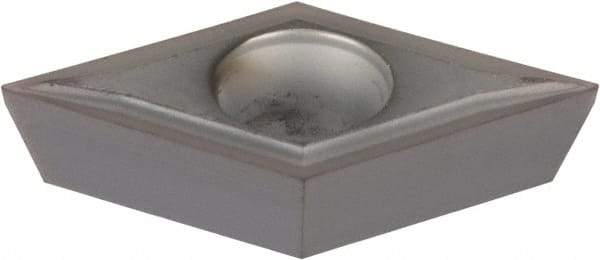Kennametal - DPGT32.50 LF Grade KC5010 Carbide Turning Insert - TiAlN Finish, 55° Diamond, 3/8" Inscr Circle, 5/32" Thick, 0.0039" Corner Radius - Americas Industrial Supply