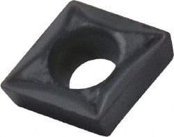 Kennametal - CCGT21.50 LF Grade KC5010 Carbide Turning Insert - TiAlN Finish, 80° Diamond, 1/4" Inscr Circle, 3/32" Thick, 0.0039" Corner Radius - Americas Industrial Supply