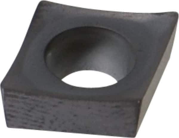 Kennametal - CCGT32.51 HP Grade KC5010 Carbide Turning Insert - TiAlN Finish, 80° Diamond, 3/8" Inscr Circle, 5/32" Thick, 1/64" Corner Radius - Americas Industrial Supply