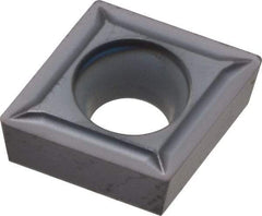 Kennametal - CCGT32.51 LF Grade KC5010 Carbide Turning Insert - TiAlN Finish, 80° Diamond, 3/8" Inscr Circle, 5/32" Thick, 1/64" Corner Radius - Americas Industrial Supply