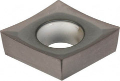 Kennametal - CCGT431 HP Grade KC5010 Carbide Turning Insert - TiAlN Finish, 80° Diamond, 1/2" Inscr Circle, 3/16" Thick, 1/64" Corner Radius - Americas Industrial Supply