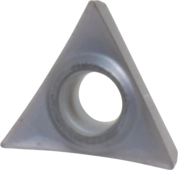 Kennametal - TPGT21.50.5 HP Grade KC5010 Carbide Turning Insert - TiAlN Finish, 60° Triangle, 1/4" Inscr Circle, 3/32" Thick, 0.008" Corner Radius - Americas Industrial Supply