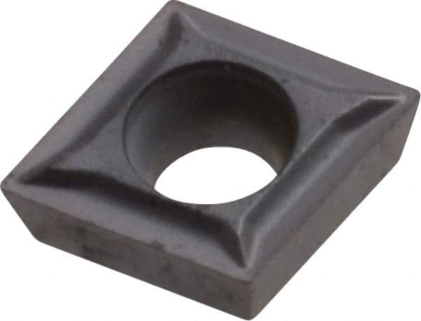 Kennametal - CPGT21.50 LF Grade KC5010 Carbide Turning Insert - TiAlN Finish, 80° Diamond, 1/4" Inscr Circle, 3/32" Thick, 0.0039" Corner Radius - Americas Industrial Supply