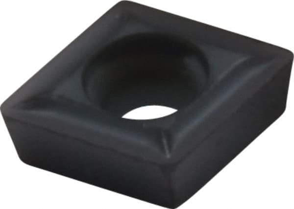Kennametal - CPGT21.51 LF Grade KC5010 Carbide Turning Insert - TiAlN Finish, 80° Diamond, 1/4" Inscr Circle, 3/32" Thick, 1/64" Corner Radius - Americas Industrial Supply