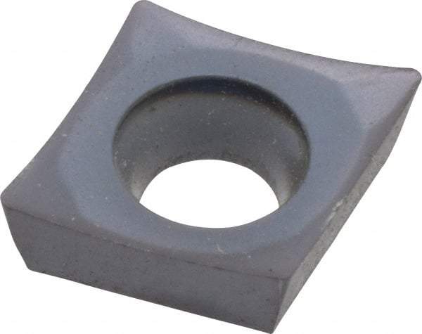 Kennametal - CPGT32.51 HP Grade KC5010 Carbide Turning Insert - TiAlN Finish, 80° Diamond, 3/8" Inscr Circle, 5/32" Thick, 1/64" Corner Radius - Americas Industrial Supply