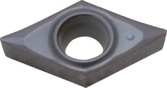 Kennametal - DCGT32.51 HP Grade KC5010 Carbide Turning Insert - TiAlN Finish, 55° Diamond, 3/8" Inscr Circle, 5/32" Thick, 1/64" Corner Radius - Americas Industrial Supply