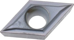 Kennametal - DCMT32.50.5 LF Grade KC5010 Carbide Turning Insert - TiAlN Finish, 55° Diamond, 3/8" Inscr Circle, 5/32" Thick, 0.0079" Corner Radius - Americas Industrial Supply