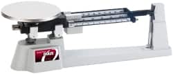 Ohaus - 610 g, 0.1 g Graduation, Triple Beam Balance - 6" Platform Diam - Americas Industrial Supply