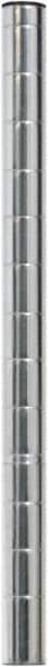 Eagle MHC - 1" Wide, 14 High, Open Shelving Accessory/Component - Zinc, Zinc Finish, 1" Deep, Use with Eagle MHC Shelving - Americas Industrial Supply