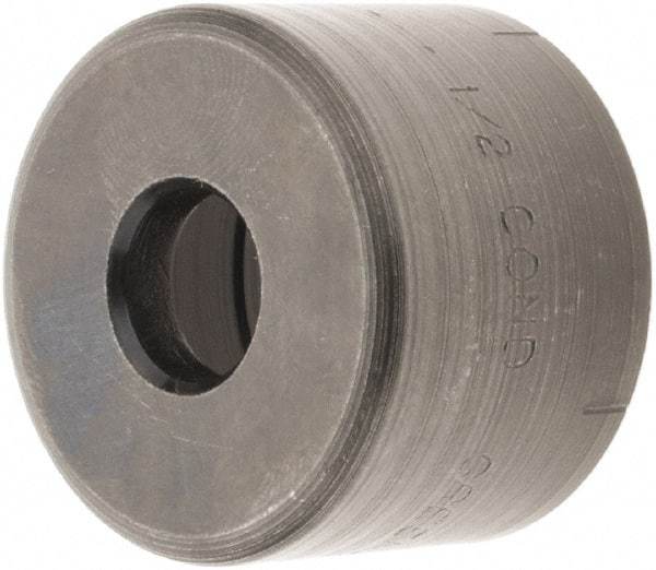 Greenlee - 1/2" Conduit Round Die - 22.5mm Hole Length x 7/8" Hole Diam - Americas Industrial Supply