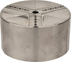 Abbott Workholding Products - 6" & Up Chuck Capacity, Northfield Attachment, Round Soft Lathe Chuck Jaw - 3 Jaws, Aluminum, 5.92" Wide x 3" High - Americas Industrial Supply
