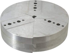 Abbott Workholding Products - 8" & Up Chuck Capacity, Northfield Attachment, Round Soft Lathe Chuck Jaw - 3 Jaws, Aluminum, 7.92" Wide x 2" High - Americas Industrial Supply