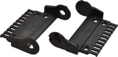 Igus - 4.69 Inch Outside Width x 1.38 Inch Outside Height, Cable and Hose Carrier Plastic Open Mounting Bracket Set - 4.92 Inch Bend Radius, 4.06 Inch Inside Width x 0.98 Inch Inside Height - Americas Industrial Supply