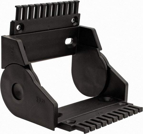 Igus - 5.31 Inch Outside Width x 2.52 Inch Outside Height, Cable and Hose Carrier Plastic Open Mounting Bracket Set - 3.94 Inch Bend Radius, 4.53 Inch Inside Width x 1.77 Inch Inside Height - Americas Industrial Supply