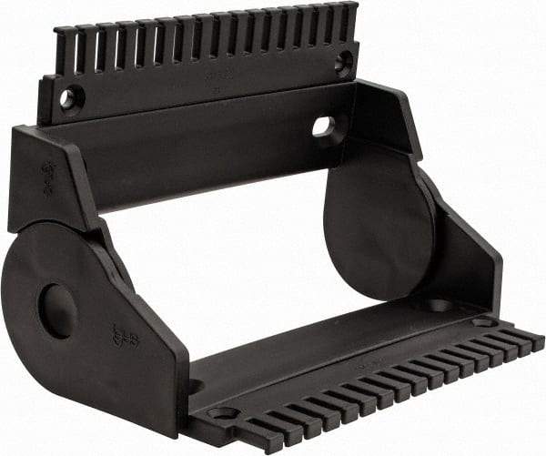 Igus - 7.68 Inch Outside Width x 2.52 Inch Outside Height, Cable and Hose Carrier Plastic Open Mounting Bracket Set - 3.94 Inch Bend Radius, 6.89 Inch Inside Width x 1.77 Inch Inside Height - Americas Industrial Supply