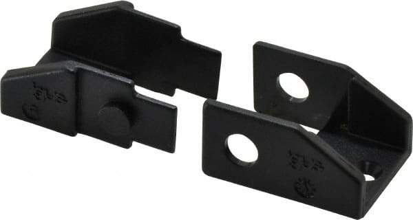 Igus - 0.89 Inch Outside Width x 0.59 Inch Outside Height, Cable and Hose Carrier Plastic Zipper Mounting Bracket Set - 1.1 Inch Bend Radius, 0.63 Inch Inside Width x 0.41 Inch Inside Height - Americas Industrial Supply