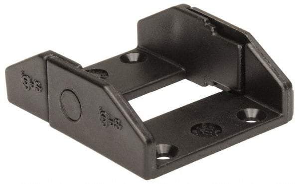 Igus - 1.46 Inch Outside Width x 0.59 Inch Outside Height, Cable and Hose Carrier Plastic Zipper Mounting Bracket Set - 1.1 Inch Bend Radius, 1.18 Inch Inside Width x 0.41 Inch Inside Height - Americas Industrial Supply