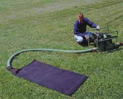 UltraTech - 15 Ft. Long x 15 Ft. Wide, Dewatering Bag - For Use with Oil and Sediment, Helps Comply with NPDES and 40 CFR 122.26 - Americas Industrial Supply