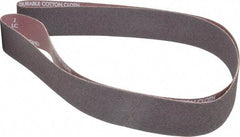 Norton - 2" Wide x 72" OAL, 36 Grit, Aluminum Oxide Abrasive Belt - Aluminum Oxide, Very Coarse, Coated, X Weighted Cloth Backing, Series R228 - Americas Industrial Supply