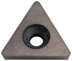 Interstate - TPGB322 2C Grade I22 Carbide Turning Insert - 60° Triangle, 3/8" Inscr Circle, 1/8" Thick, 1/32" Corner Radius - Americas Industrial Supply