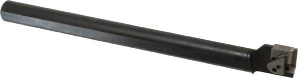 APT - 1-1/16" Min Bore Diam, 10" OAL, 3/4" Shank Diam, Indexable Boring Bar - TPG Insert, Screw or Clamp Holding Method - Americas Industrial Supply