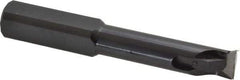 Made in USA - 0.7" Min Bore Diam, 4-1/2" OAL, 3/4" Shank Diam, Indexable Boring Bar - 2-1/2" Max Bore Depth, TPG 320 Insert, Clamp Holding Method - Americas Industrial Supply