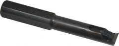 Made in USA - 0.475" Min Bore Diam, 3-1/4" OAL, 1/2" Shank Diam, Indexable Boring Bar - 1-3/4" Max Bore Depth, TPEE 730 Insert, Clamp Holding Method - Americas Industrial Supply