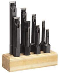 Made in USA - 0.55" Min Bore Diam, 4" OAL, 3/4" Shank Diam, Indexable Boring Bar - 2" Max Bore Depth, TPEE 730 Insert, Clamp Holding Method - Americas Industrial Supply