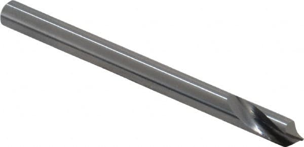 Magafor - 4mm Body Diam, 90°, 2" OAL, Solid Carbide Spotting Drill - Americas Industrial Supply