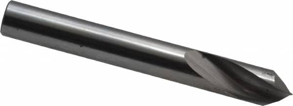 Magafor - 1/4" Body Diam, 90°, 2" OAL, Solid Carbide Spotting Drill - Americas Industrial Supply