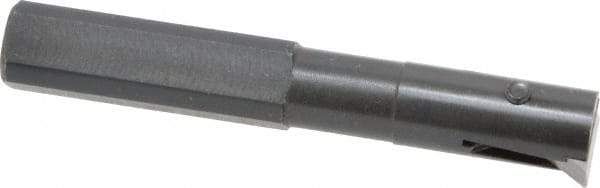 APT - 1/2" Min Bore Diam, 3" OAL, 1/2" Shank Diam, Indexable Boring Bar - 1-1/2" Max Bore Depth, TPG 221 Insert, Screw Holding Method - Americas Industrial Supply
