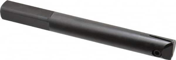 APT - 13/16" Min Bore Diam, 6-1/2" OAL, 3/4" Shank Diam, Indexable Boring Bar - 4-1/2" Max Bore Depth, TPG 321 Insert, Screw Holding Method - Americas Industrial Supply