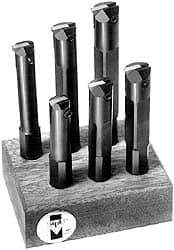 APT - 5/8" Min Bore Diam, 3-1/2" OAL, 1/2" Shank Diam, Indexable Boring Bar - 2" Max Bore Depth, TPG 221 Insert, Screw Holding Method - Americas Industrial Supply