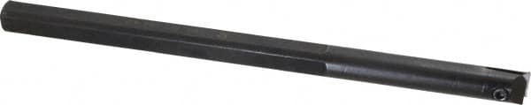 APT - 9/16" Min Bore Diam, 8" OAL, 1/2" Shank Diam, Indexable Boring Bar - TPG 221 Insert, Screw Holding Method - Americas Industrial Supply