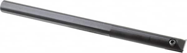 APT - 11/16" Min Bore Diam, 9" OAL, 5/8" Shank Diam, Indexable Boring Bar - TPG 321 Insert, Screw Holding Method - Americas Industrial Supply