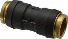 Parker - 3/4" Tube OD, Composite Push-to-Connect Tube Union - Tube to Tube Connection, 250 Max psi, Buna-N O-Ring, -40 to 200°F Working Temp - Americas Industrial Supply