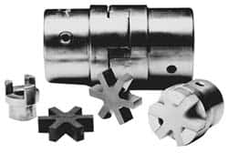 Boston Gear - 1-3/4" Max Bore Diam, FC38 Coupling Size, Flexible Half Coupling - 3-3/4" OD, 6.32" OAL, Steel - Americas Industrial Supply