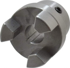 Boston Gear - 7/16" Max Bore Diam, FC12 Coupling Size, Flexible Half Coupling - 1-1/4" OD, 2.32" OAL, Steel - Americas Industrial Supply