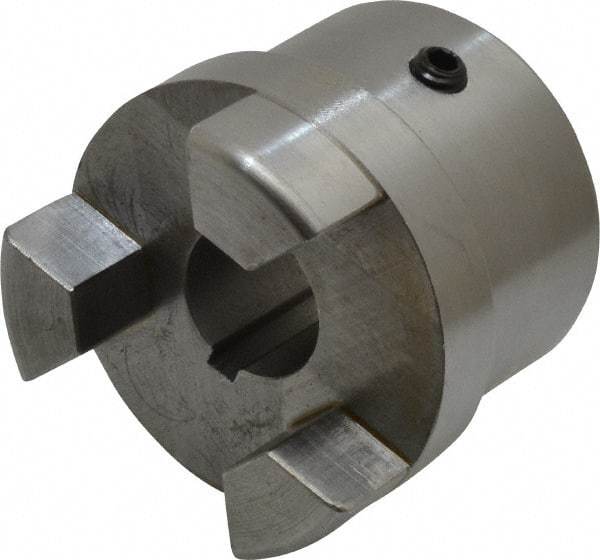 Boston Gear - 7/8" Max Bore Diam, FC25 Coupling Size, Flexible Half Coupling - 2-1/2" OD, 4.13" OAL, Steel - Americas Industrial Supply