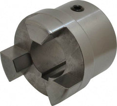 Boston Gear - 1-1/4" Max Bore Diam, FC25 Coupling Size, Flexible Half Coupling - 2-1/2" OD, 4.13" OAL, Steel - Americas Industrial Supply