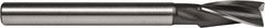 Union Butterfield - 25/32" Diam, 5/8" Shank, Diam, 3 Flutes, Straight Shank, Interchangeable Pilot Counterbore - 5-3/8" OAL, 1-1/2" Flute Length, Bright Finish, High Speed Steel - Americas Industrial Supply