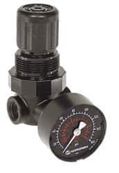 Norgren - 1/4" NPT Miniature Regulator without Gauge - 1/8" Gauge Port, 5-125 psi - Americas Industrial Supply