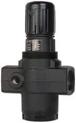 Norgren - 1 NPT Port, 480 CFM, Aluminum Heavy-Duty Regulator - 5 to 125 psi Range, 300 Max psi Supply Pressure, 1/4" Gauge Port Thread, 4-1/4" Wide x 7.09" High - Americas Industrial Supply