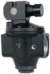 Norgren - 2 NPT Port, 2,000 CFM, Aluminum Hi-Flow Pilot Operated Regulator - 5 to 125 psi Range, 450 Max psi Supply Pressure, 1/4" Gauge Port Thread, 5.98" Wide x 9.71" High - Americas Industrial Supply