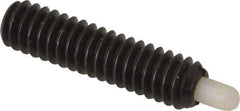 Gibraltar - 1/4-20, 1" Thread Length, 3/16" Plunger Projection, Steel Threaded Spring Plunger - 0.118" Max Plunger Diam, 1" Plunger Length, 1 Lb Init End Force, 4 Lb Final End Force - Americas Industrial Supply