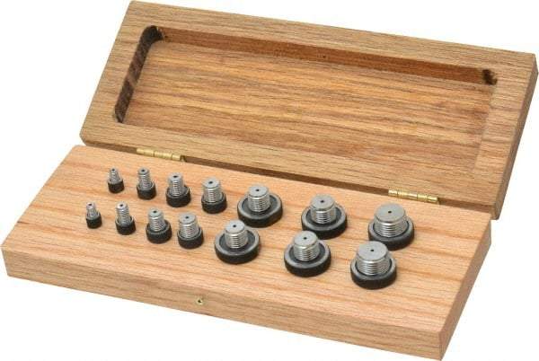 TE-CO - Tapped Hole Location Gage Sets Thread Size Range: #10-32 to 5/8-18 Number of Pieces: 7 - Americas Industrial Supply