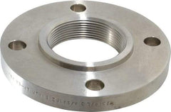 Value Collection - 3" Pipe, 7-1/2" OD, Stainless Steel, Threaded Pipe Flange - 6" Across Bolt Hole Centers, 3/4" Bolt Hole, 150 psi, Grades 304 & 304L - Americas Industrial Supply